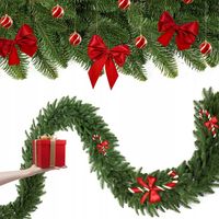 Girlanda Jodła 100% PE 300 cm MAX DŁUGA gęsta jak naturalna na balustradę