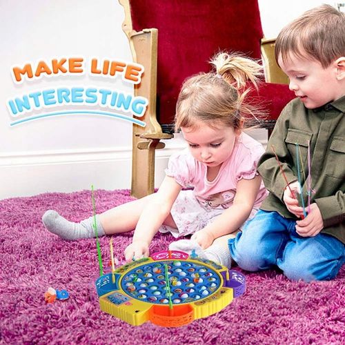 Gra Łowienie Rybek Zręcznościowa Rybki Do Łowienia 24 szt + 5 Wędki Muzyka na Arena.pl