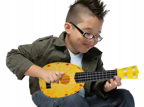 Gitara Ukulele dla Dzieci Gitarka Owocowa Ananas na Arena.pl