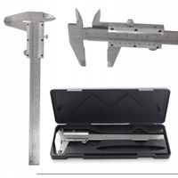 DOKŁADNA SUWMIARKA TRADYCYJNA 0-150 mm MANUALNA ANALOGOWA STAL + ETUI