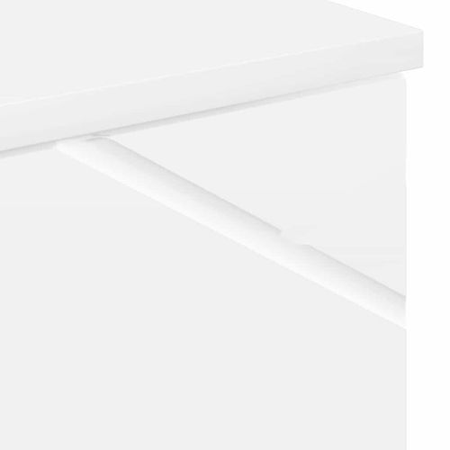 Wysoka szafka łazienkowa z drzwiami Biały na wysoki połysk na Arena.pl