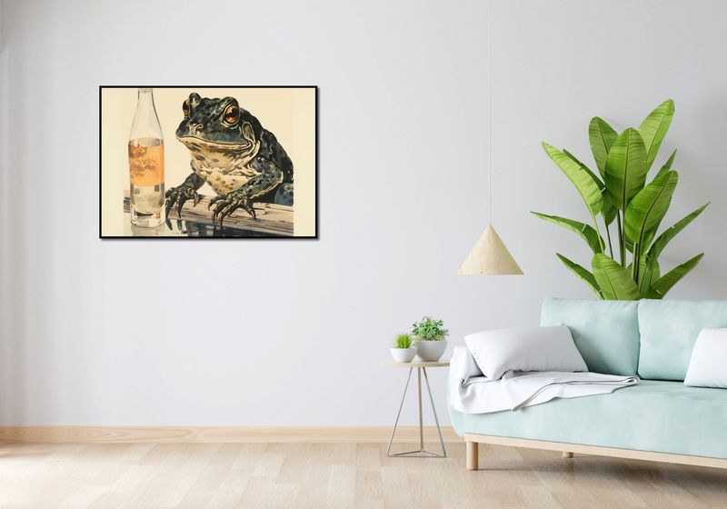 Plakat 100x70cm Refleksje Błotniaka zdjęcie 4