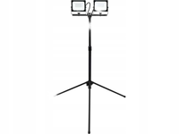 NAŚWIETLACZ LED HALOGEN LAMPA 2x30W STATYW STOJAK