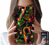 ETUI DO IPHONE 6 / 6S - LASKA CUKROWA, JEMIOŁA, CHOINKA + SZKŁO