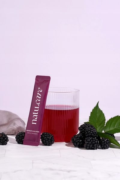 Kolagen Rybi Do Picia Na Zmarszczki w Proszku 5000 mg Natu Care Jeżyna zdjęcie 9