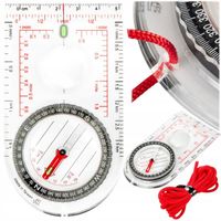 KOMPAS WOJSKOWY mapowy TURYSTYCZNY Busola Helikon Scout MK2 Transparent