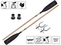 Wiosło Szalupowe do łodzi John Paddle P-Strong + dulki pałąkowe + osłony 45mm (komplet 2 sztuki) 210 cm