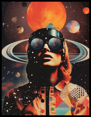 Plakat 50x65cm Kosmiczne Wizje na Arena.pl