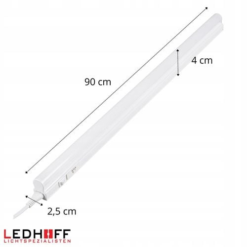 Lampa meblowa LED oprawa oświetleniowa listwa pod szafkę kuchenną 90cm na Arena.pl