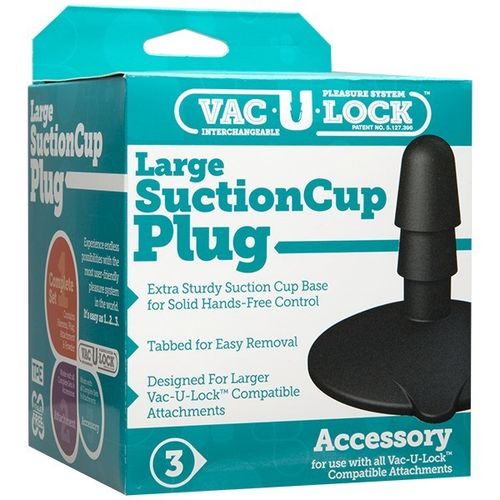 przyssawka do dild vac-u-lock black suction cup plug large doc johnson na Arena.pl