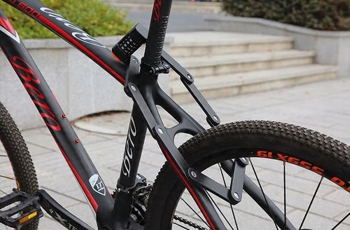 Zapięcie Rowerowe Do Roweru Składane Blokada Szyfr Utwardzana Stal na Arena.pl
