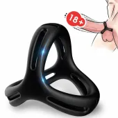armony x-ring wielopozycyjny silikonowy czarny 36 mm