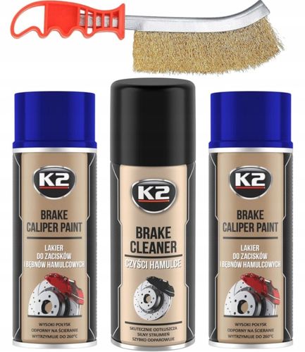 K2 BRAKE CALIPER FARBA LAKIER DO MALOWANIA ZACISKÓW HAMULCOWYCH NIEBIESKI na Arena.pl