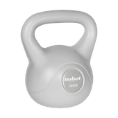 Kettlebell 22kg szary kettle hantel odważnik kula do ćwiczeń ABS Rebel