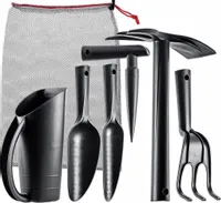 Zestaw narzędzi ogrodowych, 6 w 1, zestaw narzędzi ogrodowych