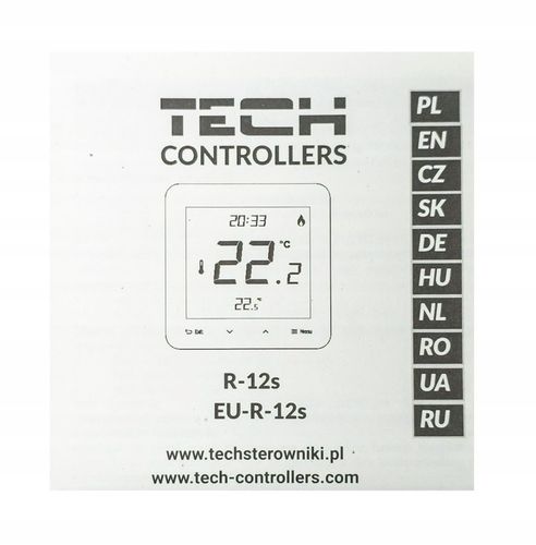 STEROWNIK REGULATOR TERMOSTAT POKOJOWY BIAŁY R-12S DO LISTWY L-X WG.11.0669 na Arena.pl