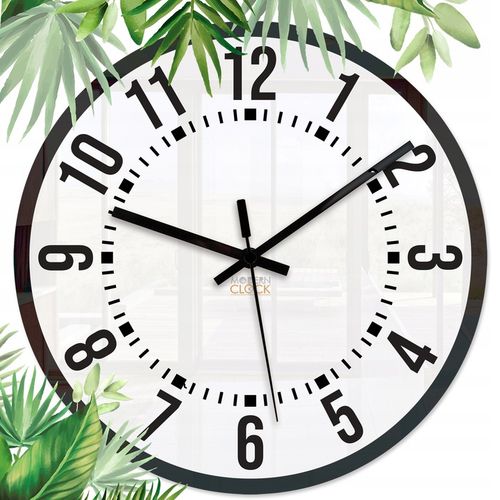 Zegar ścienny Oskar cichy czytelny nowoczesny Loft na Arena.pl