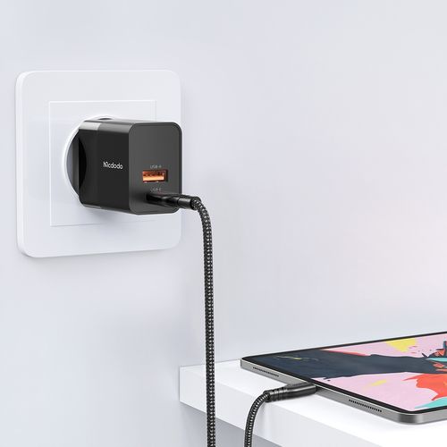 MCDODO SZYBKA ŁADOWARKA USB + USB-C 20W na Arena.pl