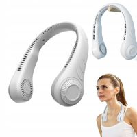 WENTYLATOR NA SZYJĘ Z TRZEMA TRYBAMI PRĘDKOŚCI 1200MAH