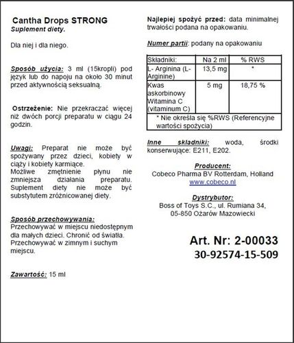 Supl.diety-Cantha Drops Strong na Arena.pl