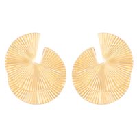 Kolczyki geometryczne retro eleganckie złote