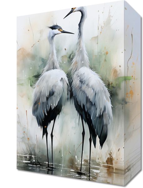 Obraz 20x30cm Tańczące Czaple zdjęcie 1