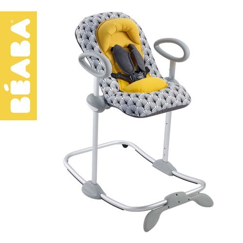 Beaba "Bouncer Up&Down III" Leżaczek yellow Palm tree na Arena.pl