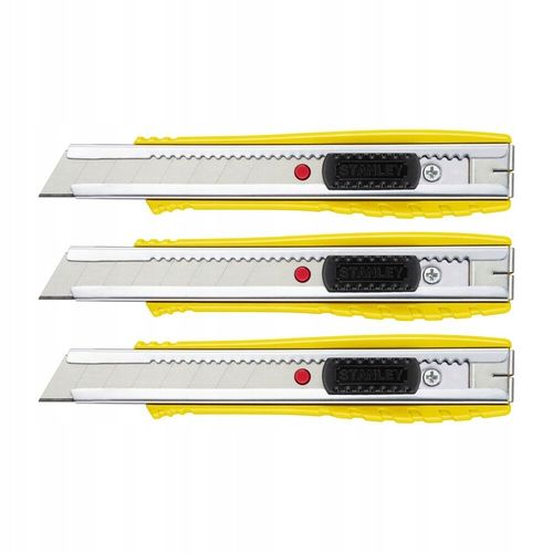 Zestaw 3 noży z ostrzem łamanym STANLEY FATMAX 18mm FMHT10421-0 na Arena.pl