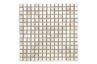 Mozaika marmurowa Garth na siatce kremowa 1m2
