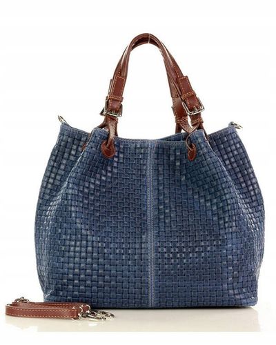 Torebka damska kuferek do ręki skórzany koszyk na Arena.pl