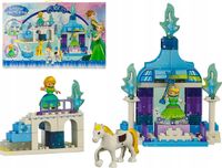 Klocki Lodowa Kraina Zamek Kraina Lodu 82 Elementy Dżwięk + Figurki