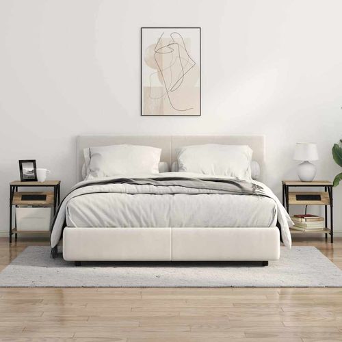 Stolik nocny 2 pcs dąb sonoma 38 x 30 x 48 cm na Arena.pl