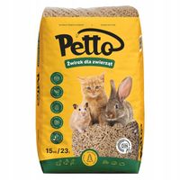 PELLET ŻWIREK DLA KOTA KRÓLIKA ŚWINKI 15 KG JASNY