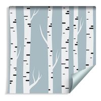 Tapeta Delikatny Wzór Brzozy