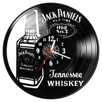 Zegar ścienny z płyty winylowej Jack Daniels 959.14