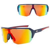 Okulary przeciwsłoneczne sportowe GOG E522-4 granat/czerwony