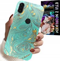 ETUI DO HUAWEI Y7 2019 - MARMURKOWE WZORY + SZKŁO HARTOWANE