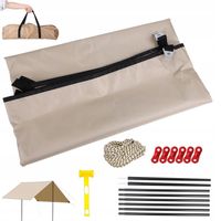 plandeka przeciwdeszczowa tarp deszcz mucha płótno namiotowe 3x3m