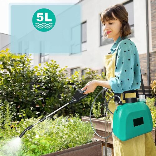 OPRYSKIWACZ CIŚNIENIOWY AKUMULATOROWY ELEKTRYCZNY RĘCZNY OGRODOWY 5L 3DYSZE na Arena.pl