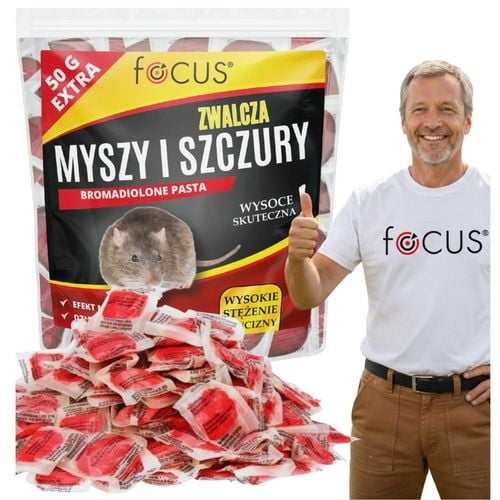 TRUTKA NA SZCZURY I MYSZY 1kg PASTA GRYZONIE BROMADIOLONE TRUCIZNA na Arena.pl