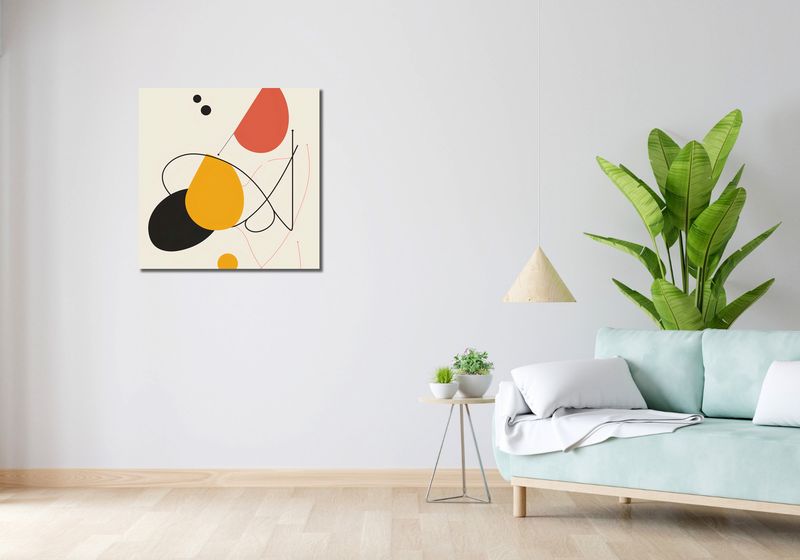 Obraz 70x70cm Taneczne Echa zdjęcie 2