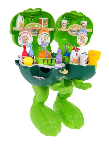 Jeżdżacy Dinozaur + Sklep Spożywczy 2W1 Dla Dzieci 3+ Atrapy Produktów na Arena.pl