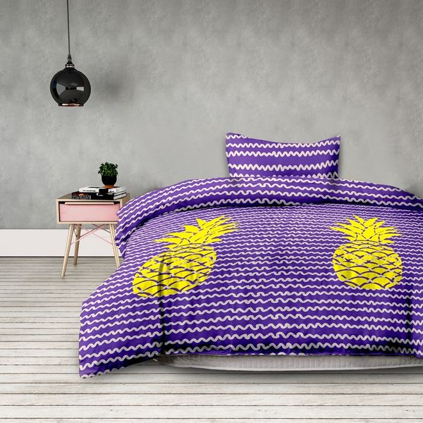 Pościel AmeliaHome BASIC PINEAPPLE 200x220+70x902 zdjęcie 2