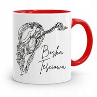 Kubek Czerwony Teściowej Boska Teściowa Prezent Z Nadrukiem Ze Zdjęciem