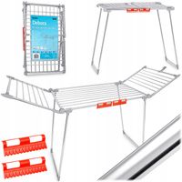 SUSZARKA NA PRANIE STOJĄCA DO UBRAŃ 19m STAL NIERDZEWNA