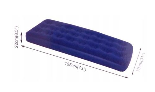 Materac jednoosobowy Welurowy Turystyczny Joinco 185 x 79 x 22 cm na Arena.pl