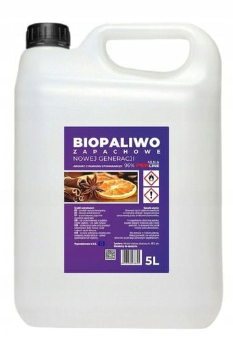 BIOETANOL BIOPALIWO ZAPACHOWE BIOKOMINEK CYNAMOM POMARAŃCZA 5L na Arena.pl