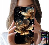 ETUI DO SAMSUNG GALAXY A55 5G - PIĘKNE WZORY KWIATÓW, PLECKI, FUTERAŁ