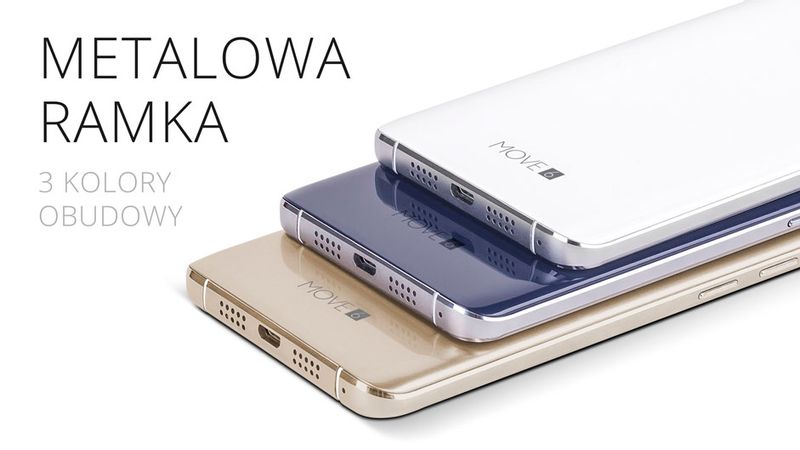 KM0437-G Smartfon Kruger&Matz MOVE 6 złoty zdjęcie 4