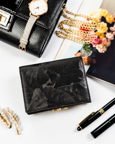 portfel damski skóra+pu ptn ps15-09-mlf-2708 black na Arena.pl